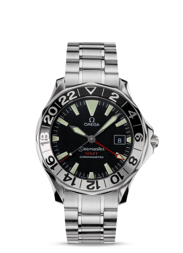 Omega Seamaster Diver 300M Automatic 41 GMT Stainless Steel / Black / Bracelet / 50th Anniversary